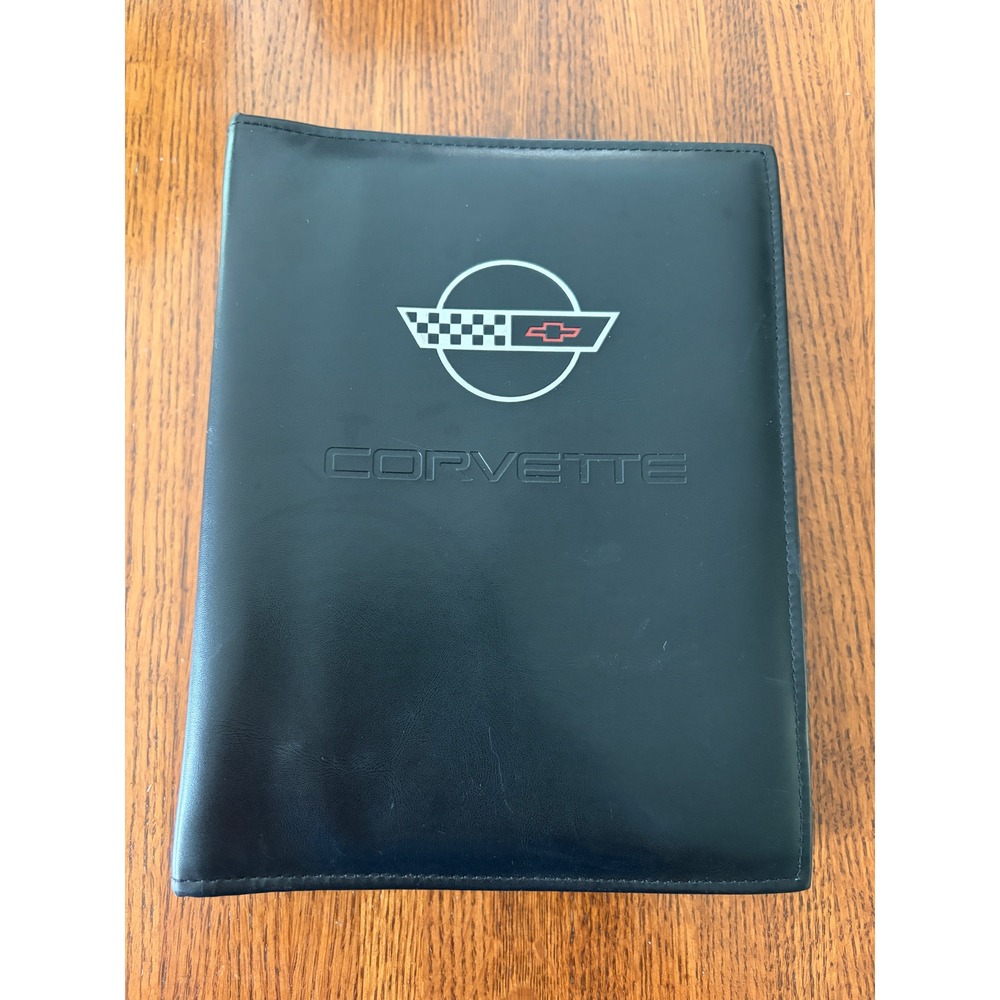 1992 Chevy Corvette Owners Manual Leather Case Portfolio